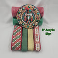 Holiday Nutcracker in Traditional Colors – Standard DIY Home Decor with 8" Sign
