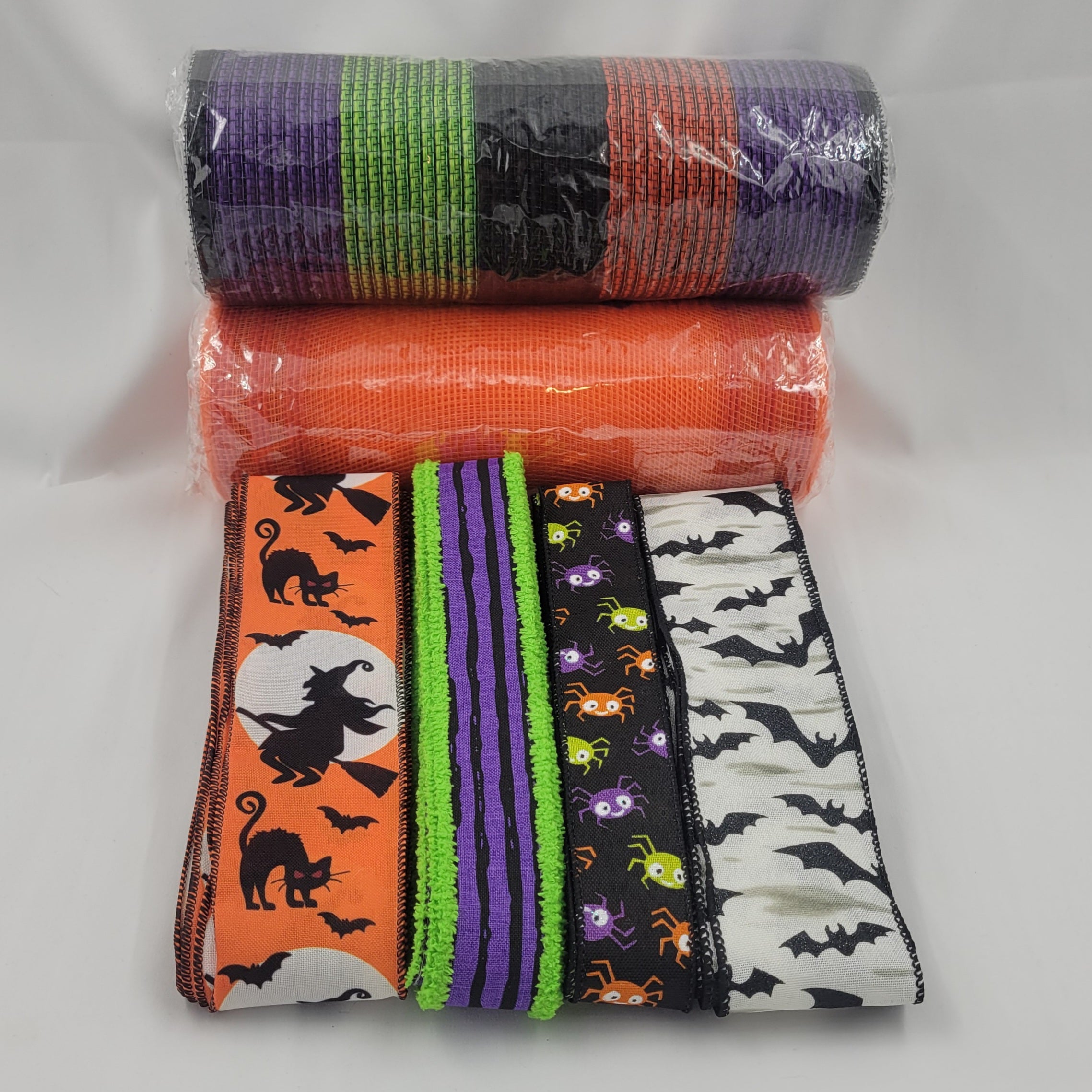 "The Witch Is In" Halloween Themed  Home Decor Kit– Standard DIY Wreath Kit with 8" Sign