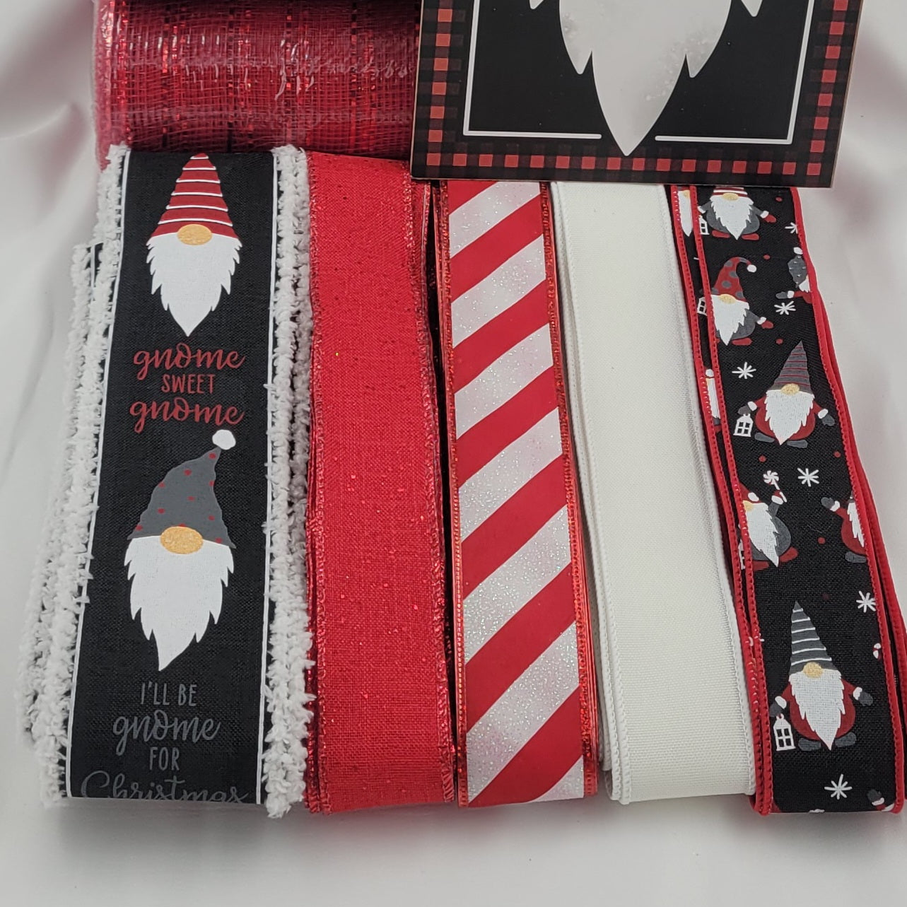 "Merry Christmas" Gnome Home Decor Kit – Standard Plus DIY Kit with -Shaped Metal Sign