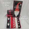"Merry Christmas" Gnome Home Decor Kit – Standard Plus DIY Kit with -Shaped Metal Sign