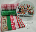 "Merry Woofmas" Home Decor Kit – Standard Plus DIY Kit with -Shaped Metal Sign