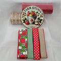 Fresh Picked Apples Farm Kitchen Wreath Kit – Standard DIY Kit with 8" Metal Sign