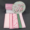 Breast Cancer Awareness Ribbon, Flowers and Butterfly Home Decor Kit– Standard DIY Kit with 8" Metal Sign