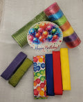 Happy Birthday Balloons Wreath Kit – Standard DIY Kit with 8" Metal Sign