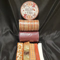 "Hello Fall" Fall Foliage and Wood Look – Pixie DIY Kit with 5" Wood Sign