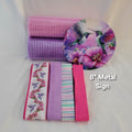 Hummingbirds in Flight and Florals  – Standard DIY Wreath Kit with 8" Sign