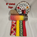 "Sometimes I Wet My Plants" – Standard DIY Wreath Kit with 8" Sign