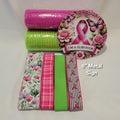 "I'm A Survivor" Breast Cancer Awareness Wreath Kit – Standard DIY Kit with 8" Metal Sign