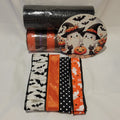 Two Adorable Ghosts and Black Kittens Halloween Themed – Standard DIY Wreath Kit with 8" Sign