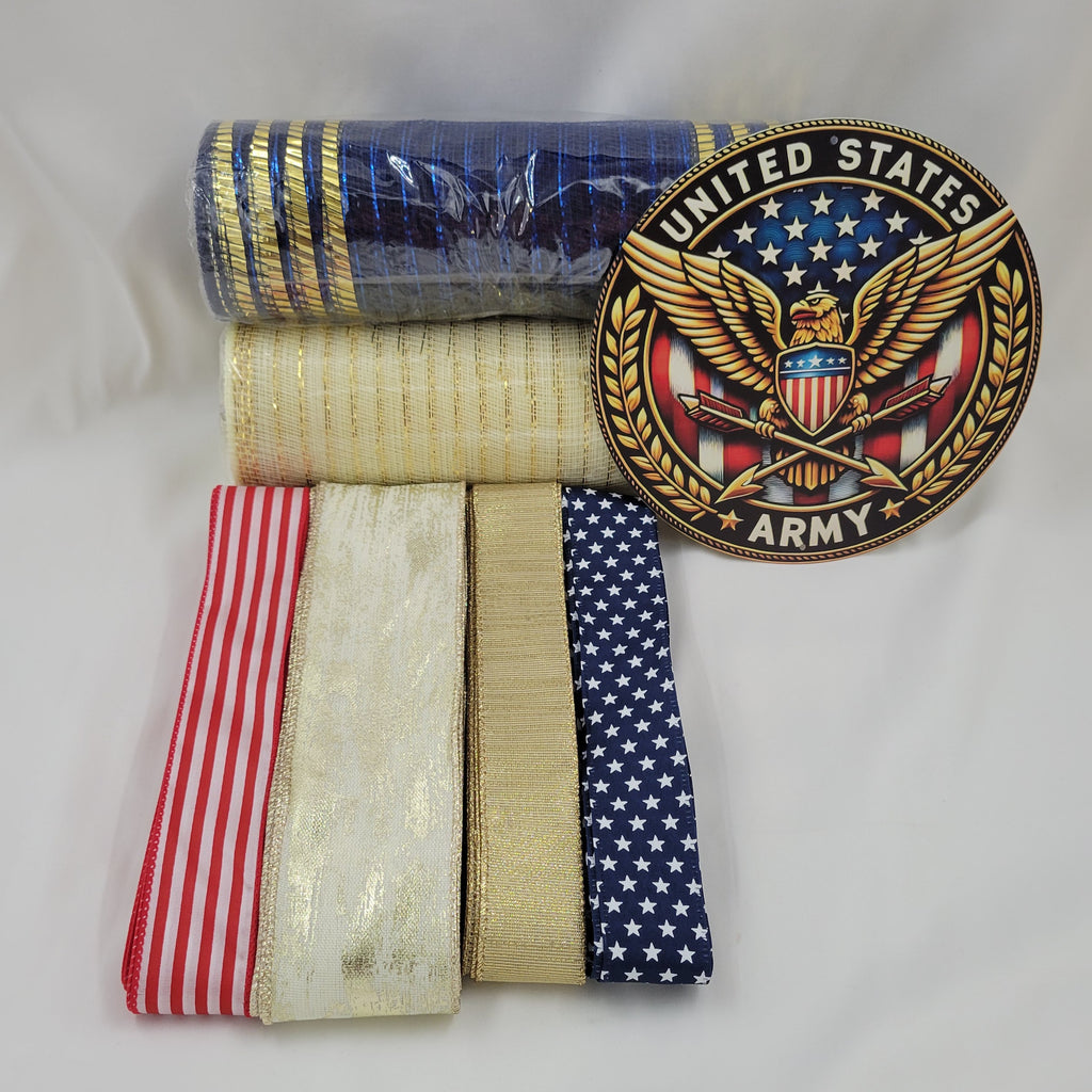 "U.S. Army"  decorative Home Decor kit  – Standard DIY Kit with 8" Metal Sign